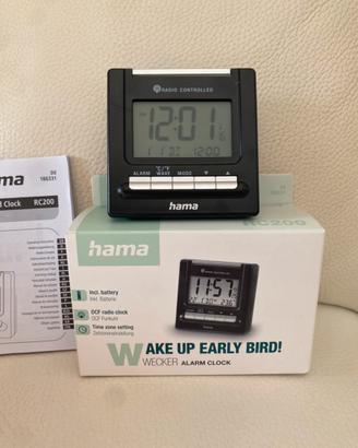 Orologio digitale Hama RC200 nero