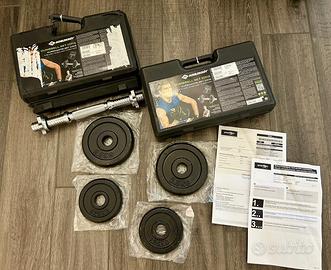 Schildkröt Fitness Set di Manubri Corti 10 kg