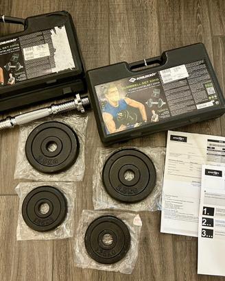 Schildkröt Fitness Set di Manubri Corti 10 kg