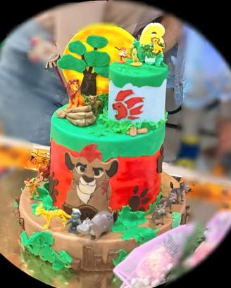 torta scenografica Re Leone