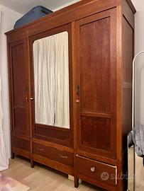 Armadio Vintage 3 ante e specchio