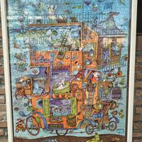 Quadro puzzle Mordillo 