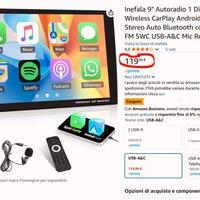 Radio 1Din nuova android auto carplay