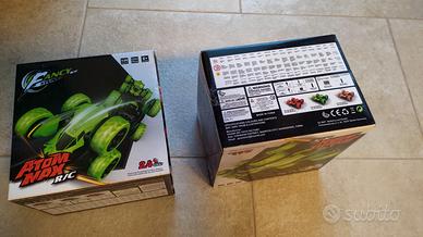 Coppia di Macchine R/C Verde e Rossa Atom Max