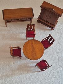 Mobili legno miniature anni 90