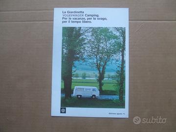 BROCHURE FURGONE VOLKSWAGEN GIARDINETT CAMPING  71