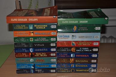 Libri "Clive Cussler" collezione completa romanzi