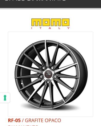 Cerchi in lega Momo da 19 con gomme estive