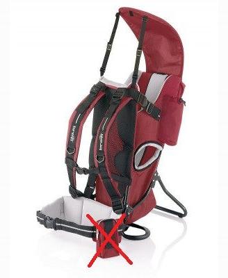 Zaino porta bimbi approvato dal CAI (Club Alpino I