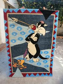 Tappeto cameretta looney tunes 160x85 cm