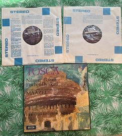 Cofanetto Vinili opera Tosca di Giacomo Puccini