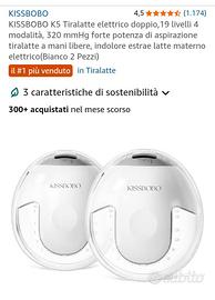 Tiralatte elettrico doppio