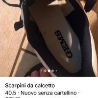 scarpe da calcetto gems