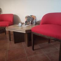 Poltroncine anni ’20  e tavolino - salotto