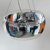 Lampadario vetro e specchio
