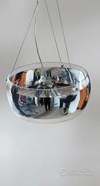 Lampadario vetro e specchio
