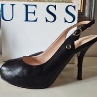 slingback Guess nere con plateau