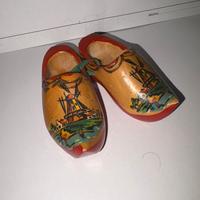 Zoccoli olandesi decorativi in legno