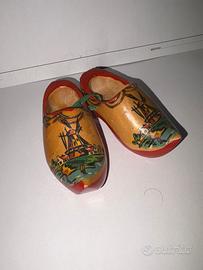 Zoccoli olandesi decorativi in legno