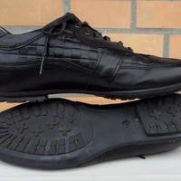 Scarpe Uomo Bagatt 41 pelle nera MadeinItaly