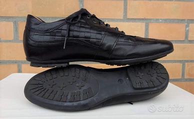 Scarpe Uomo Bagatt 41 pelle nera MadeinItaly