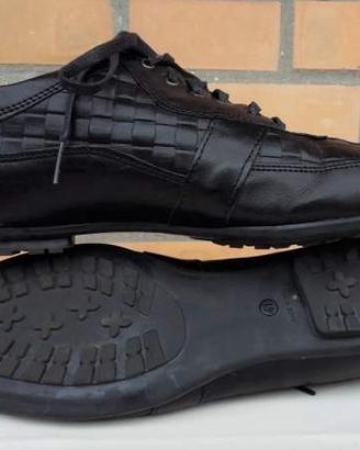 Scarpe Uomo Bagatt 41 pelle nera MadeinItaly
