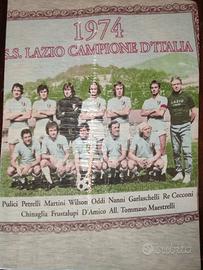 Maglietta da collezione squadra Lazio 1974.