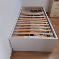 N.2 LETTI SINGOLI IKEA BRIMNES + 1 TESTIERA CONT.