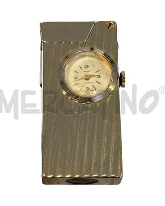 ACCENDINO LIQUIDO RIVO DEL 1960 CON OROLOGIO MECCA