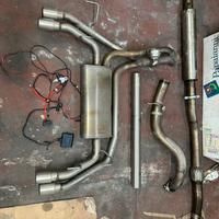 Scarico 63.5 completo Abarth 500