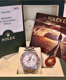 Rolex Explorer II 16570 - FULL SET - NO FORI