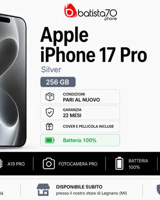 Apple iPhone 17 Pro Silver 256 GB