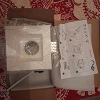 faretto  in gesso quadrato nuovo