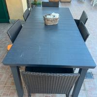 Tavolo giardino allungabile