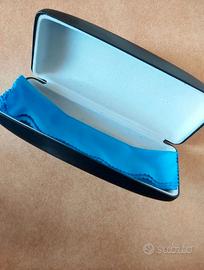 Portaocchiali + panno per pulizia lenti