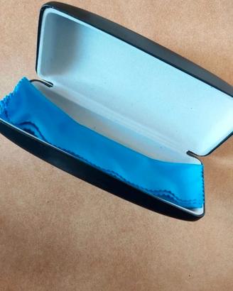 Portaocchiali + panno per pulizia lenti