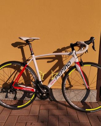 bicicletta da corsa Pepino carbonio - Shimano 105