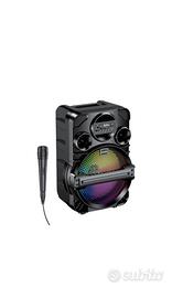 Cassa acustica ricaricabile con microfono

8" 16W