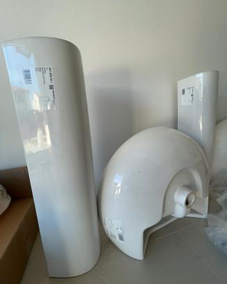 Lavavabo con colonna Geberit