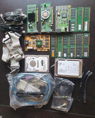 Componenti PC usati, schede PCI AGP ATI + HDD IDE