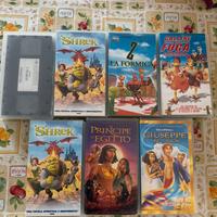 7 videocassette VHS Dreamworks anni 90-2000