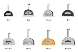 Forno alfa refrattario inox legna gas fiera garanz
