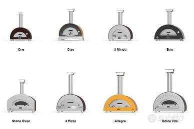 Forno alfa refrattario inox legna gas fiera garanz