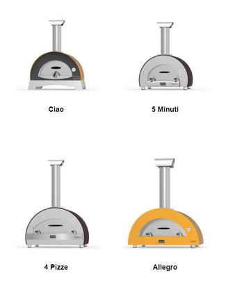 Forno alfa refrattario inox legna gas fiera garanz