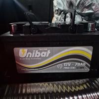 BATTERIA AUTO UNIBAT AGM START&STOP 70AH