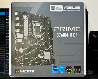 Asus Prime B760M-R D4 Motherboard LGA1700
