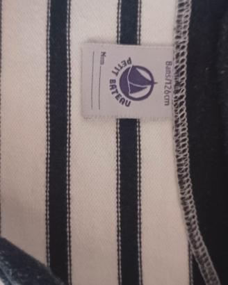 Felpa leggera bambina Petit bateau 8 anni