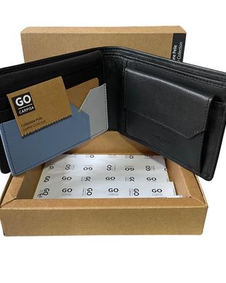 Portafoglio Go Carpisa Wallet Uomo Vera Pelle