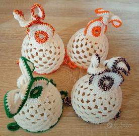 Coniglietto Copriuova Segnaposto e rosari