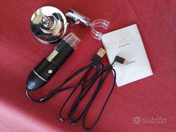 Microscopio digitale per smartphone e pc 50x 1600x